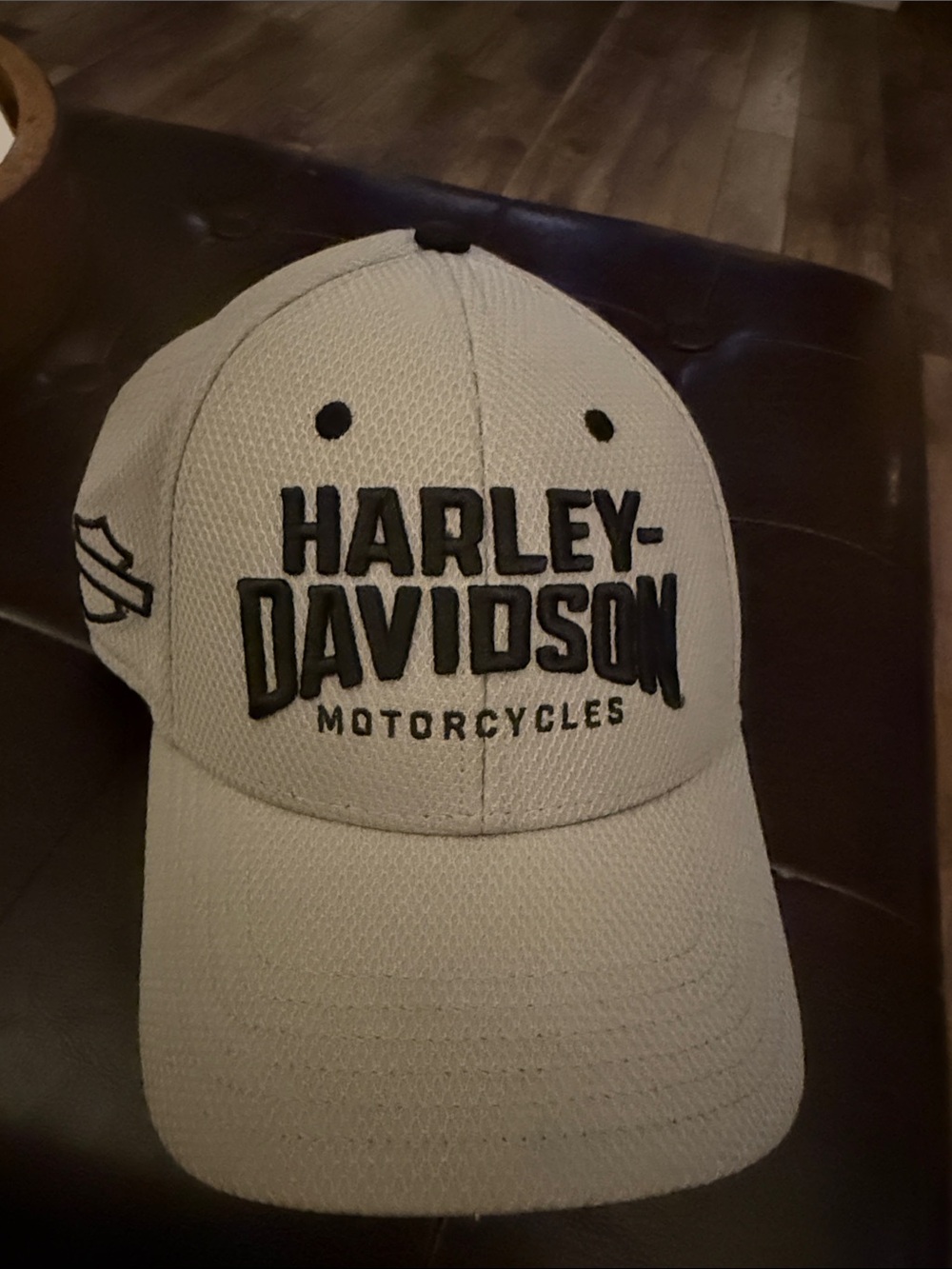 Harley-Davidson Tan Cap with Black Embroidered Logo